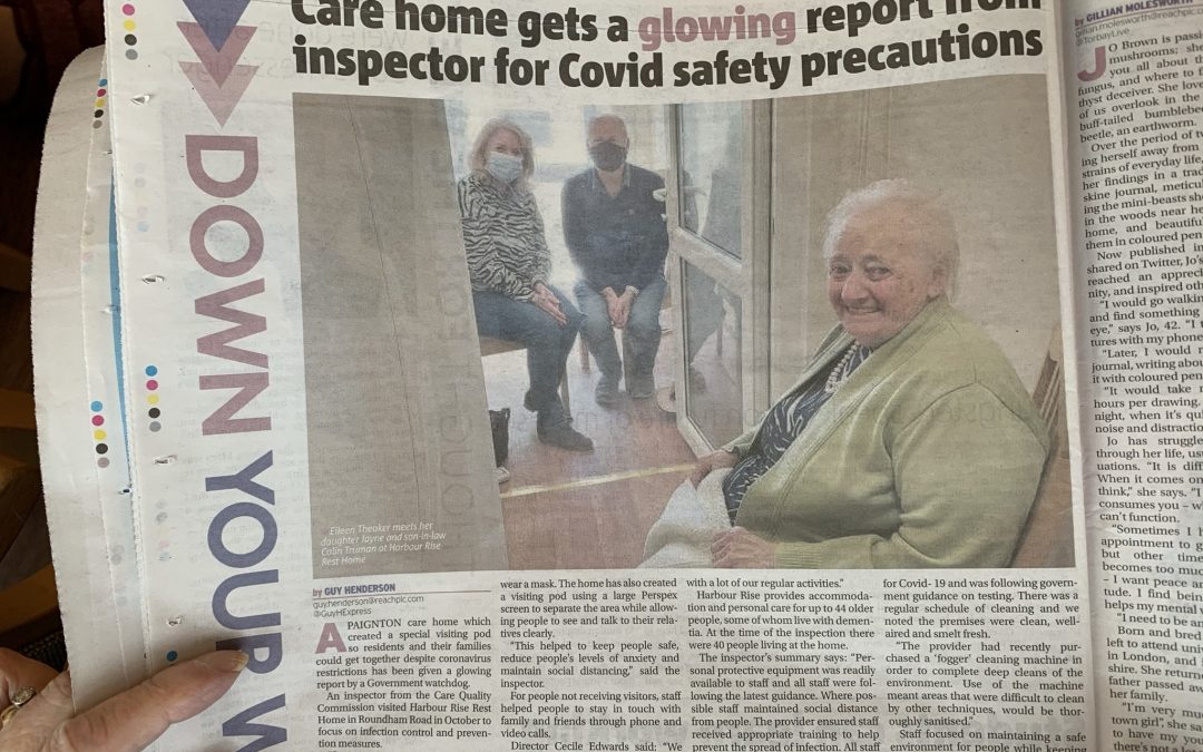 Harbour Rise in the News this week