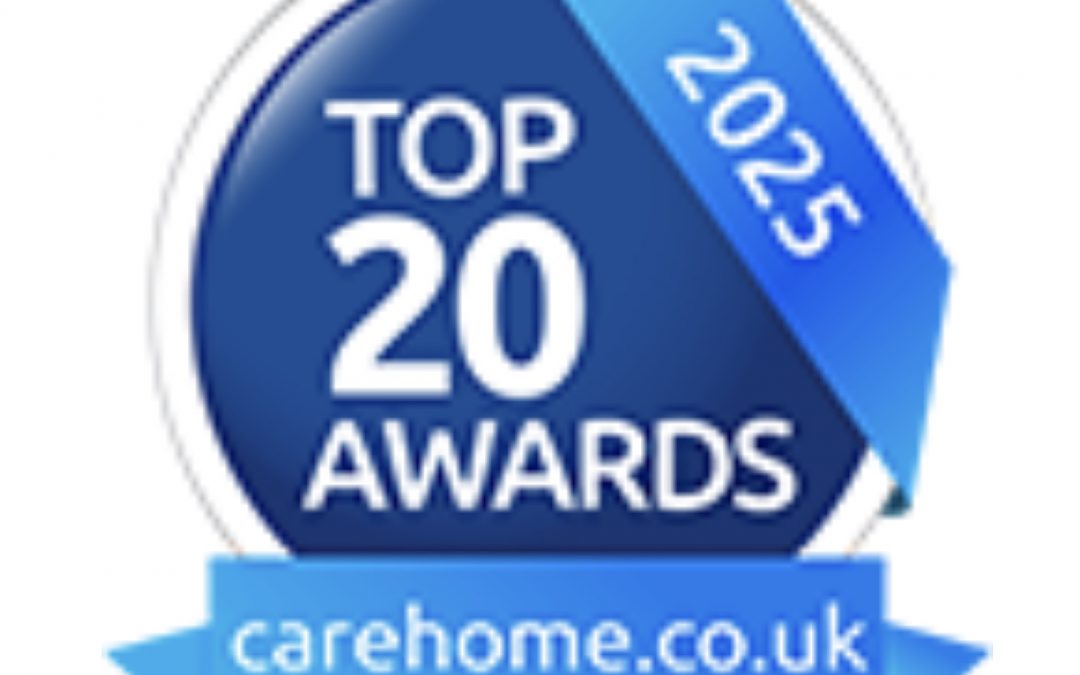 Top 20 Care Homes in the South West award